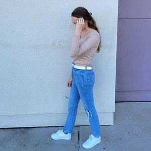 Long sleeved crop top Shirt